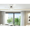 thumbnail image 2 of Canarm Ceiling Fan Twister - LED Light Kit, 3-Speed, Hugger Mount - 30 in, White — Residential Use, Standard Application, 2 of 2