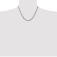 thumbnail image 5 of Chisel Stainless Steel Polished 7.2mm Rope Chain - 18", 5 of 8