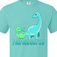 thumbnail image 4 of Inktastic Mamasaurus with Cute Brontosaurus Family T-Shirt, 4 of 5