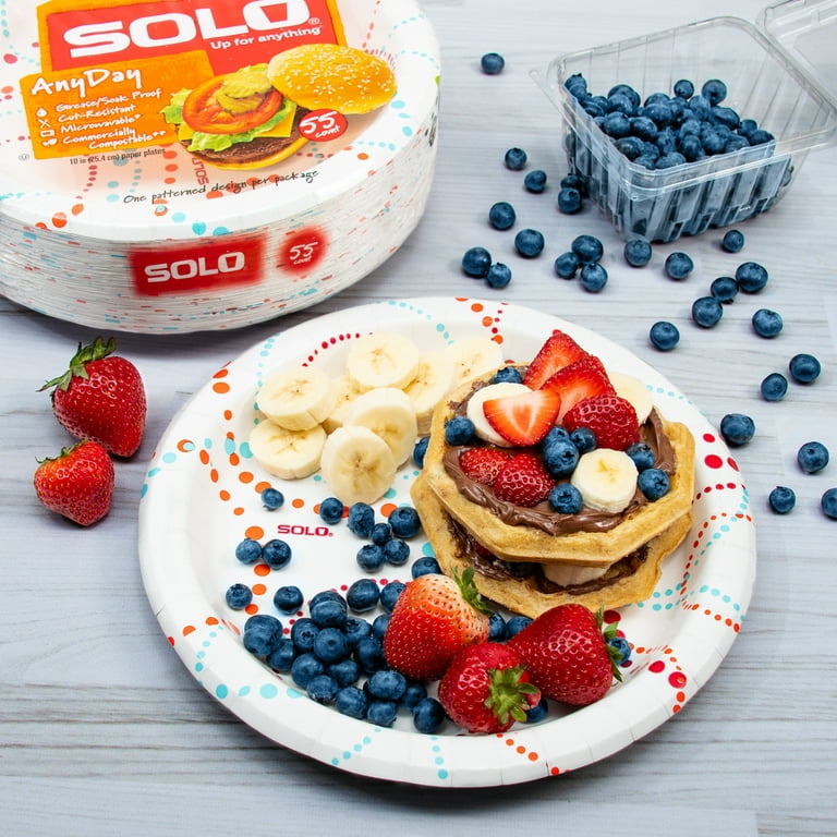 Solo 8.5 Disposable Paper Plate - 140 Count