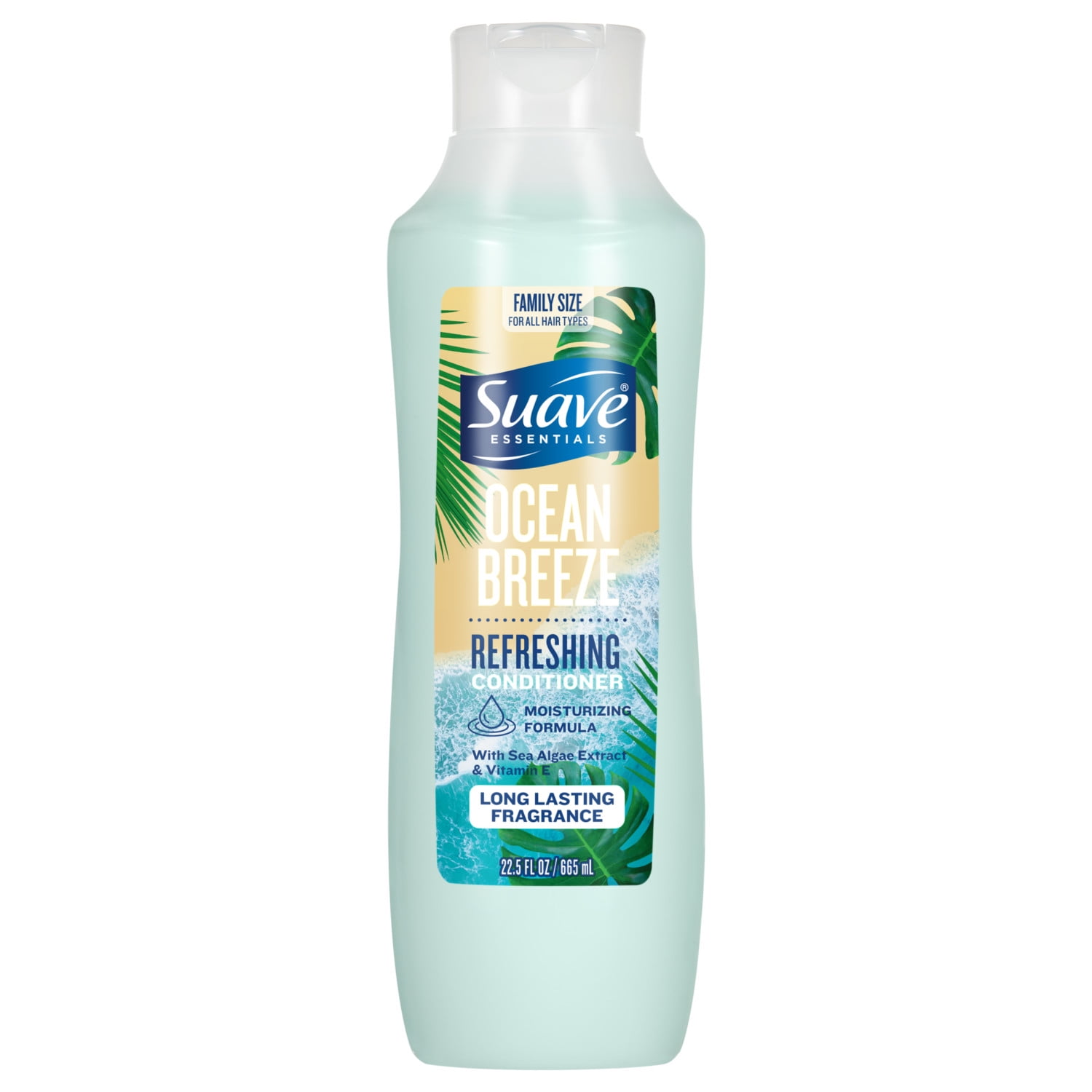 (4 pack) Suave Ocean Breeze Refreshing Conditioner with Sea Algae & Vitamin E, 22.5 FL OZ