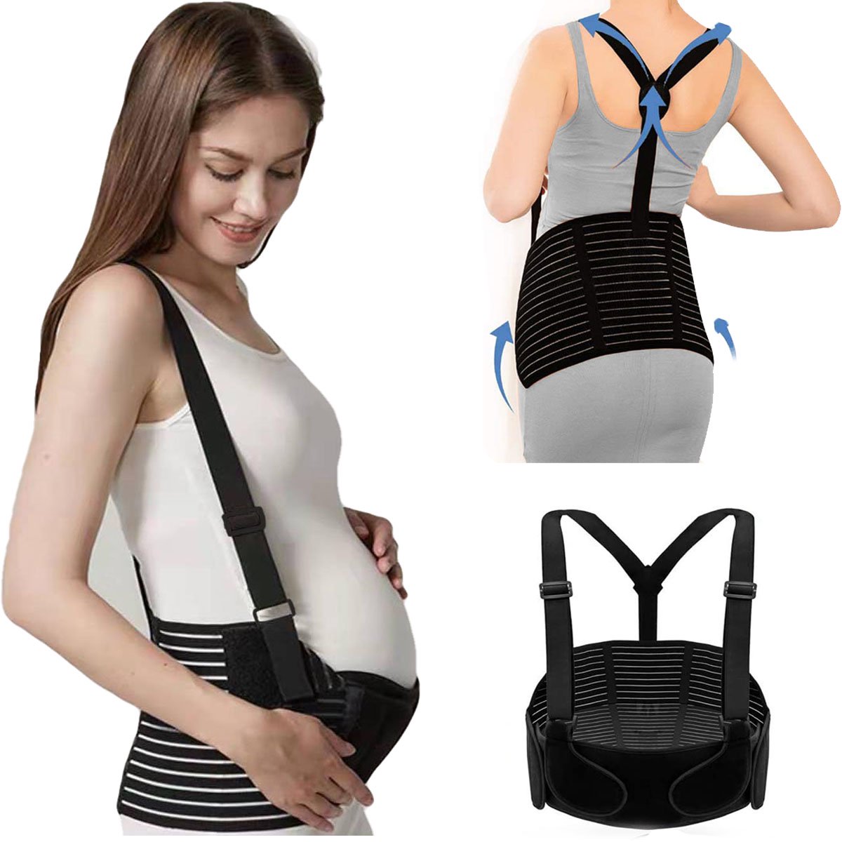 Belly Bands For Pregnant Women,Maternity Belt Pregnancy Support,Breathable Abdominal Back Support Binder, Multiple Sizes For All Stages of Pregnancy ,XXL