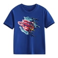 thumbnail image 5 of Freshbabe Girls' Printed Short-Sleeved T-shirt, Round Neck, Casual and Versatile, A Must-Have for Holiday Gifts., 5 of 5