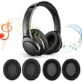 thumbnail image 1 of [Proteína Negra 19A23] Adecuado para Orejeras Anker Soundcore Life 2 Q20 Q20+ Q20I Q20BT (negro), 1 of 9