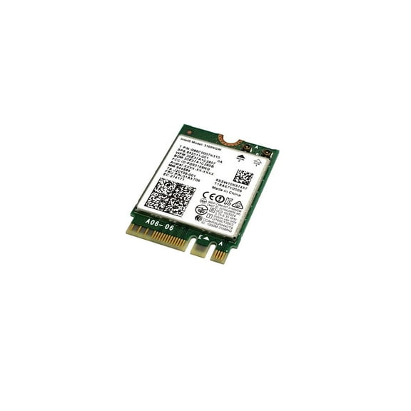 Intel 3168NGW Dual Band Wireless-AC 3168 PCI-Express 802.11ac WLAN Bluetooth 4.2 WiFi Card G86C0007K310