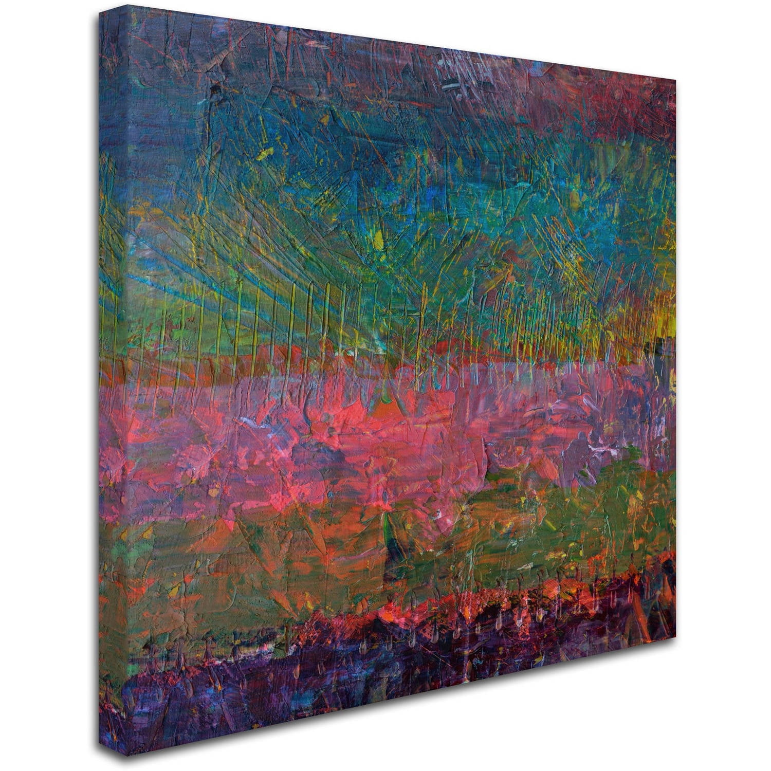 Trademark Fine Art "Wildflowers" Canvas Art by Michelle Calkins