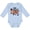 AE-Light Blue, variant on Inktastic Halloween Boo with Spiders in Web Boys or Girls Long Sleeve Baby Bodysuit