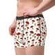 thumbnail image 2 of Balery Red Mushroom Calzoncillos bóxer para hombre, ropa interior de algodón suave y transpirable con cinturilla de nailon-Small, 2 of 5