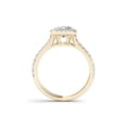 thumbnail image 3 of 1-1/2 Carat T.W. Diamond Single Halo 14kt Yellow Gold Engagement Ring, 3 of 5