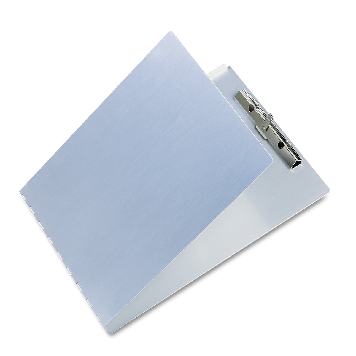 Saunders Aluminum Clipboard w/Writing Plate, 1/2" Clip Cap, 8 1/2 x 12 Sheets, Silver -SAU12017