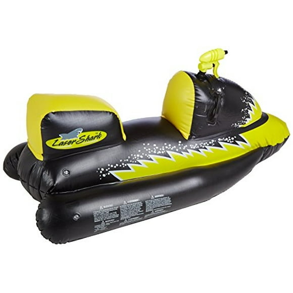 Swimline Lasershark Wet-Ski Squirter Negro/Amarillo, 51"/26"/25" Swimline Swimline