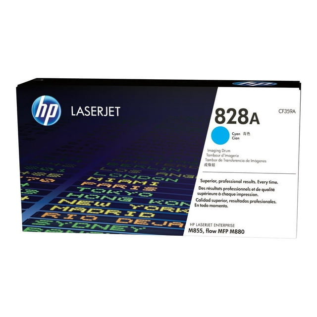 HP 828A - Cyan - original - drum kit - for Color LaserJet Enterprise MFP M775; LaserJet Enterprise Flow MFP M830, MFP M880