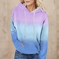 thumbnail image 2 of Durtebeua Long Sleeve Zipper Pocket Shirt Hooded Sweatshirt Top Hoodies For Women With Designs, 2 of 5