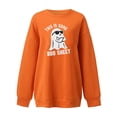 thumbnail image 4 of YABCSAZ Halloween Costumes Sweatshirt for Women Pumpkin Coffee Graphic Sweatshirts Cute Shirts Fall Crew Neck Sweatshirt Casual Loose Oversize Tops Halloween Outfits, 4 of 4