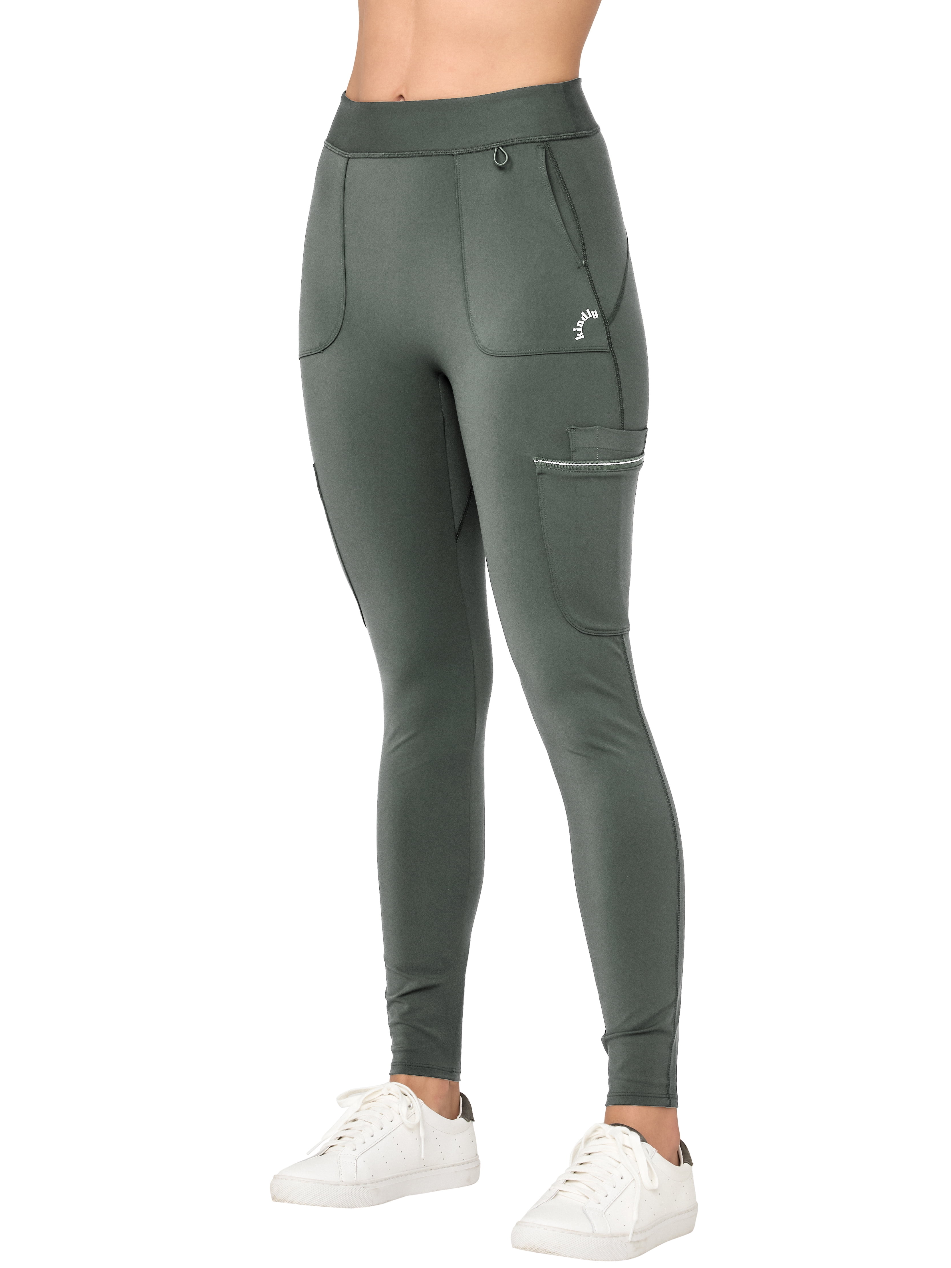 Kindly Yours Women’s High-Waisted Active Scrub Leggings, Sizes XS-XXL