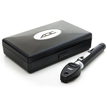 ADC Ophthalmoscope, Pocket Size, LED Lamp, 2.5V, Hard Case, Diagnostix 5112NL
