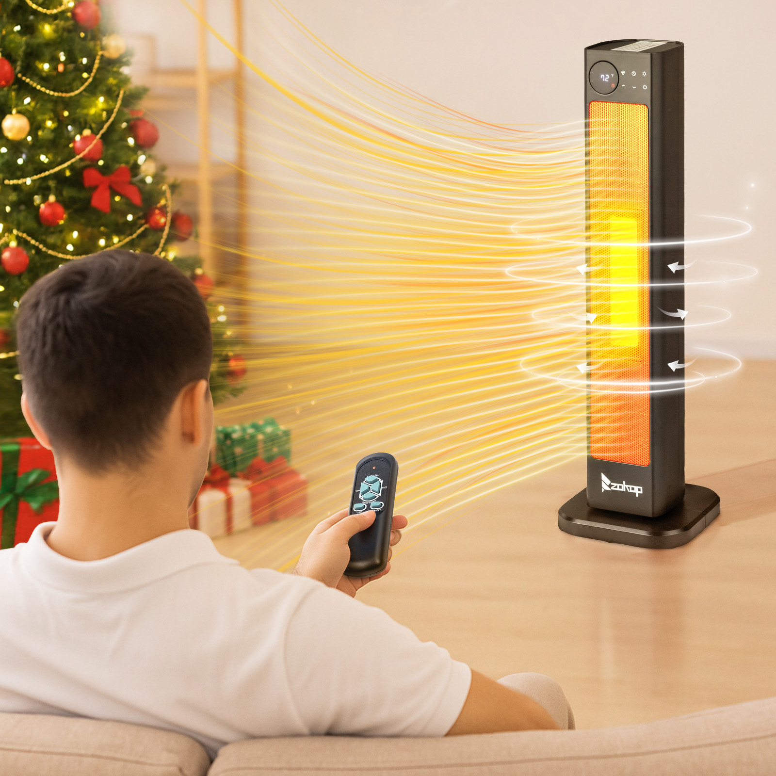 Ktaxon Tower Space Heater, 30'' Electric Heaters for Indoor Use