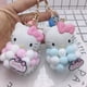 thumbnail image 2 of Sanrio-Llavero de felpa con Bola de Pelo de Hello Kitty, colgante de cinta de perlas, accesorios Kawaii para niñas, figuras de Anime, regalo para niños Fivean unisex, 2 of 2