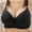 Black, variant on WQJNWEQ Clearance Wireless Bras for Women Support Plus Ladies Embroidered Glossy Comfortable Breathable Bra Underwear No Rims