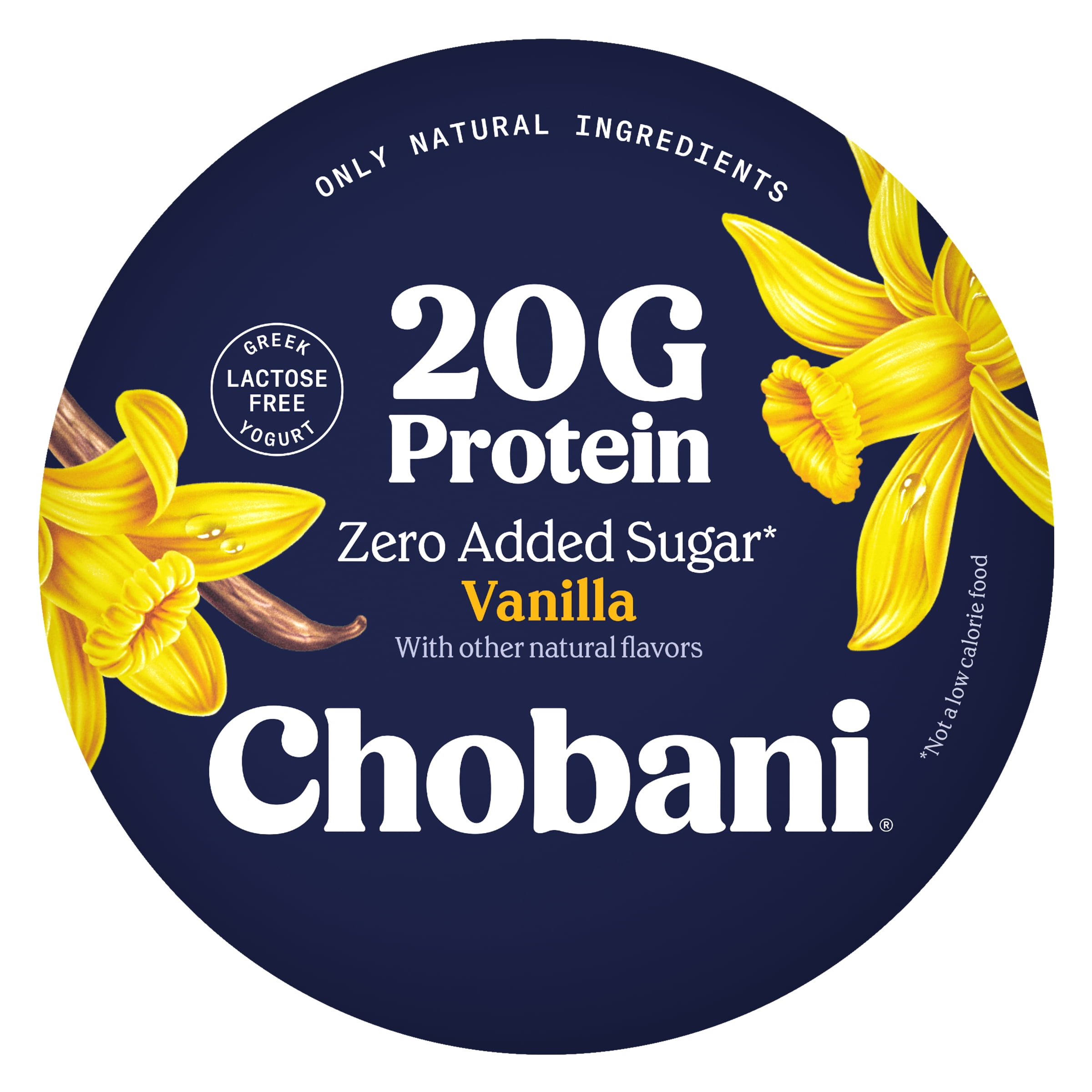 Chobani 20G Protein Low-Fat Greek Yogurt Vanilla 6.7 oz Cup