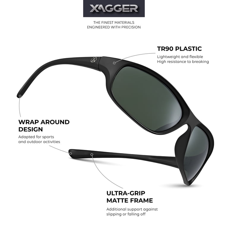 Xagger Polarized Sunglasses with Lightweight and TR90  display picture 2