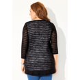 thumbnail image 3 of Catherines Women's Plus Size Shadow Stripe Tunic, 3 of 4