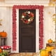 thumbnail image 5 of pstuiky Decoraciones de Halloween y Acción de Gracias guirnalda de hojas artificiales calabaza colgante de ratán guirnalda de hojas de arce decoración para interiores hogar Halloween, 5 of 6