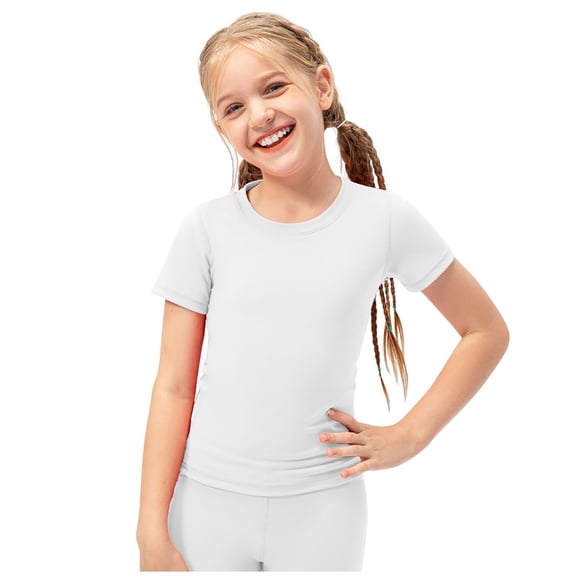 Akiihool Cute Clothes for Teen Girls Girls Western Shirt Cowgirls Embroidered Country Concert T Shirt Graphic Horseback Rider Tassel Fringe Tee Tops (White,5-6 Years)
