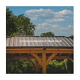 thumbnail image 6 of Backyard Discovery Barrington 20' x 12' Cedar Wood Gazebo, Galvanized Steel Roof, PowerPort, 6 of 14