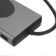 thumbnail image 4 of 15-in-1 4K 30Hz High Definition Docking Station, High-Speed Wireless Charging, 10W Multi-Port USB C Hub, Grey, 4 of 4