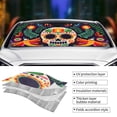 thumbnail image 5 of XMXT Car Sun Shade Windshield, Colorful Mexican Skull Decoration Sunshade for Car Windshield Sun Shades for Car SUV Truck, s, 5 of 9