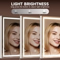 thumbnail image 3 of Espejo de tocador MINISO, 25 x 30 cm, luz LED con aumento de 5 aumentos, 3 of 9