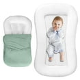 thumbnail image 1 of Gofinoday Tumbona para bebé – Almohada para bebé recién nacido, de 0 a 24 meses, algodón suave, diseño biónico para el hogar y los viajes, regalos esenciales para bebés recién nacidos, 1 of 4