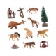 thumbnail image 2 of Figuras de animales,Figuras de modelos de animales prehistóricos Decoración de escritorio,Figuras de animales antiguos Modelo de hombres ,Figura modelo de biología antigua Juguete, 2 of 8