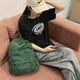 thumbnail image 3 of Mochila GAMLFL Green Canvas para Mujer Retro Aesthetic 19L, 3 of 9