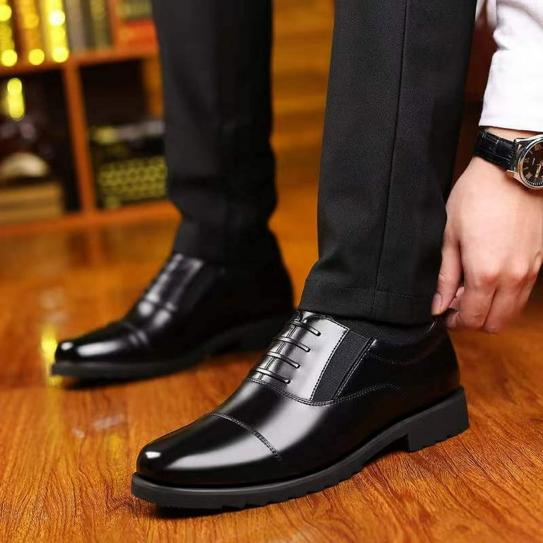 Mens Dress Shoes Classic Oxfords, Elecsop Modern Business  display picture 1