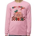 thumbnail image 2 of Hot Cocoa Vibes Long Sleeve Shirt Unisex Small Pink, 2 of 5