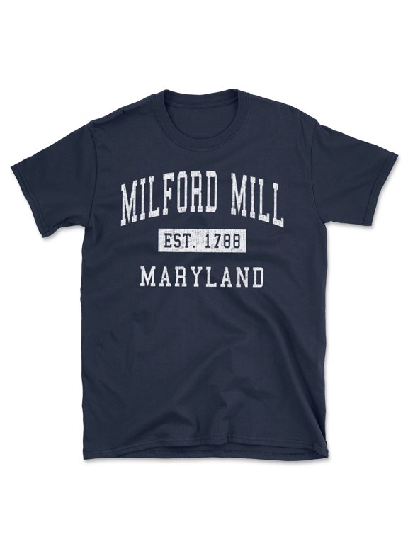Milford Mill Maryland Classic Established Men's Cotton T-Shirt