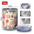 thumbnail image 3 of 12oz Tumblers Dachshund and Flower Vacuum Insulated Stainless Steel Travel Tumbler Cups Mug with Lid and Straw for Beer,Coffee,Beverages with Cleaning Brush for Cold & Hot Drinks, 3 of 5