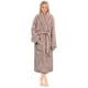 thumbnail image 1 of PAVILIA Premium - Albornoz suave de felpa para mujer, forro polar cálido y esponjoso, Sherpa Shaggy (L/XL Taupe), 1 of 5