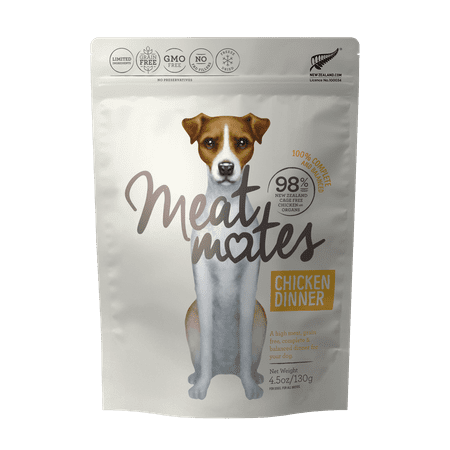Meat Mates Chicken Dinner Freeze-Dried Dog Food, 4.5 (Best Organ Meat For Dogs)