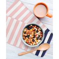 thumbnail image 3 of Anchor Pink Kitchen Dish Towels for Drying Dishes Set of 3, Modern Navy Blue White Striped Nautical Waffle Weave Microfiber Hand Tea Bathroom Towels Quick Dry & Absorbent Towel 12x12, 3 of 7