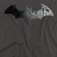 thumbnail image 2 of Arkham City T-Shirt Bat Logo Unisex Graphic Tee For Men & Women, 2 of 7