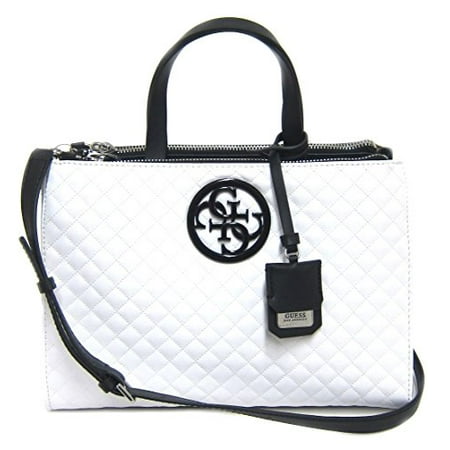 Guess Women S G Lux Quilted Man Made Leather Status Satchel Handbag Guess Women S G Lux Quilted Man Made Leather Status Satchel Handbag