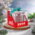 thumbnail image 4 of Caja de Frutas Navideña de Nochebuena onlyliua Embalaje de PVC Transparente Grande, 4 of 7