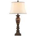 thumbnail image 4 of Kathy Ireland Home Mulholland Traditional Table Lamp 33" Tall Aged Bronze Golden Marble White Alabaster Glass Dome Shade for Bedroom Living Room Home, 4 of 5