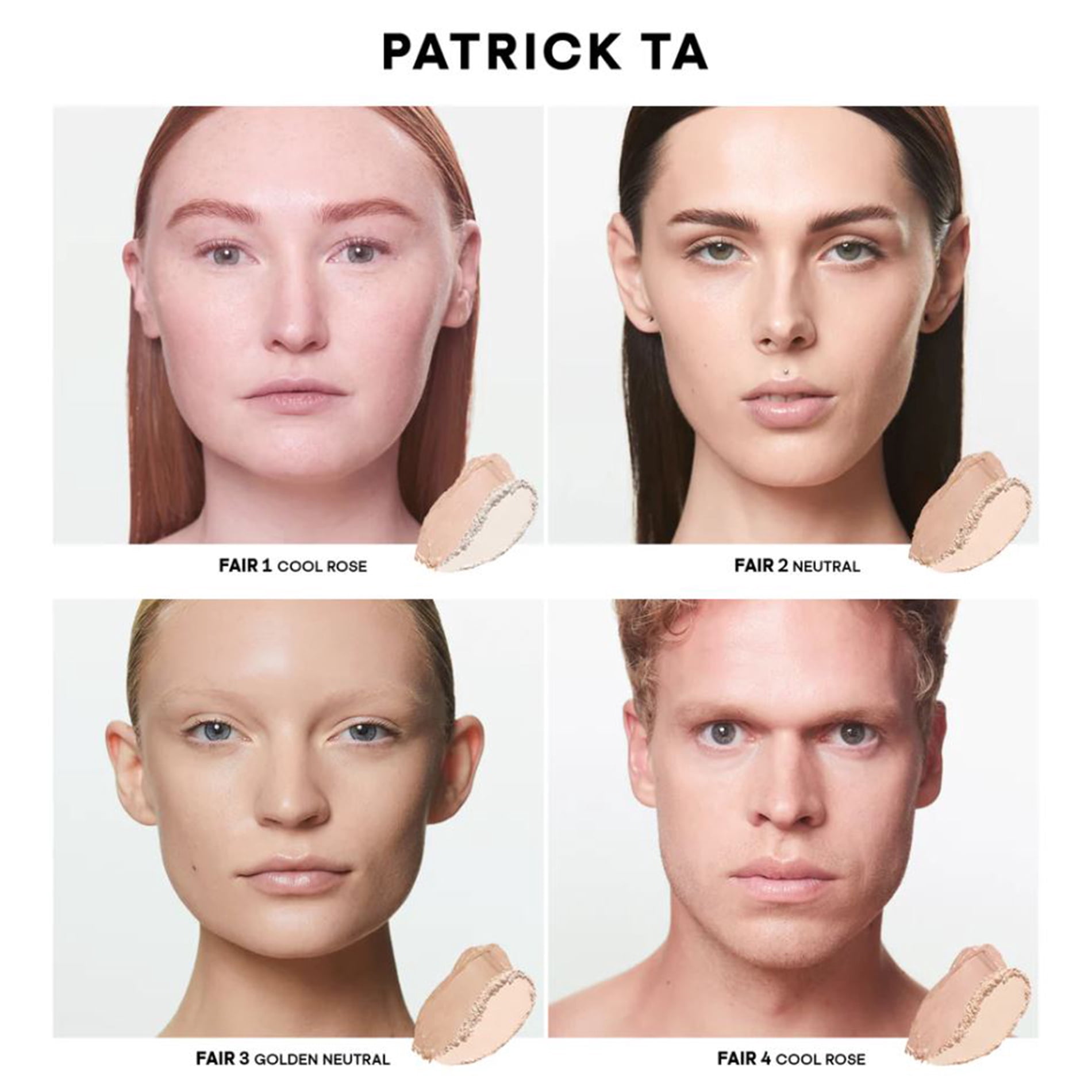 PATRICK TA MAJOR SKIN CREME FOUNDATION & FINISHING POWDER DUO FAIR 2