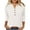 White, variant on BLVB Womens V Neck 3/4 Sleeve Shirts Casual Lightweight Tunic Sweaters Fall Fashion Tops Trendy Dressy Blouses Clothes