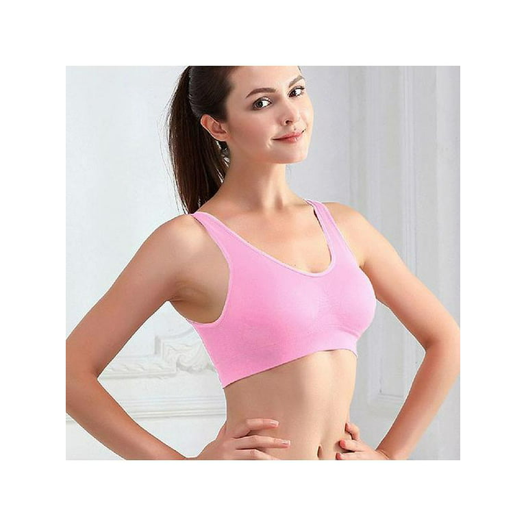 Women Bras Breathable Sports Yoga Bra Anti-sweat Shockproof Padded Sports  Bra Yoga Top Athletic Gym Running Fitness Workout Sport Top 