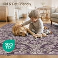 thumbnail image 4 of ODIKA Boho Vine Symmetrical Lattice Inspired Ombre Gradient Beside Flowing Dynamic for Playroom, Bedroom, Reading Nook, Pet Friendly & Kids Safe Play, 4 of 7